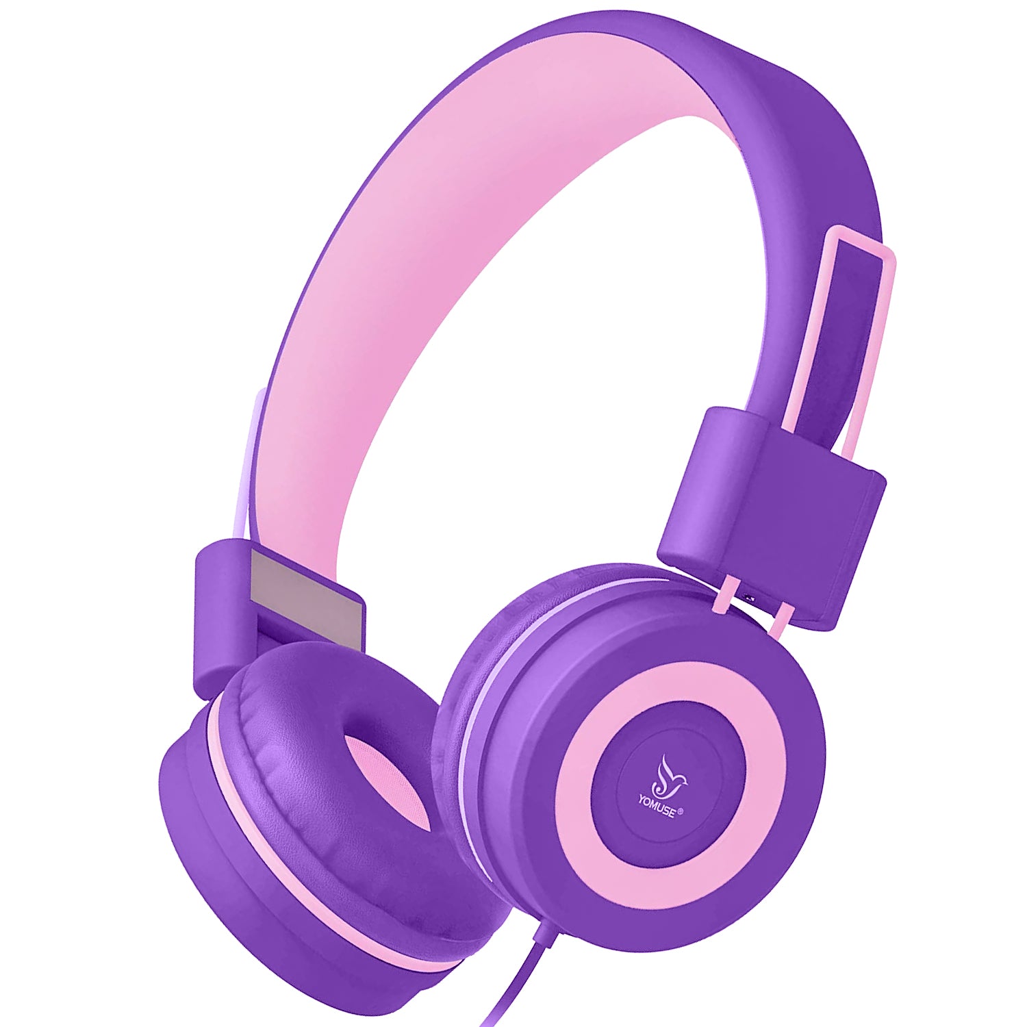 Yomuse C89 Foldable Kids Headphones Wired without Microphone for