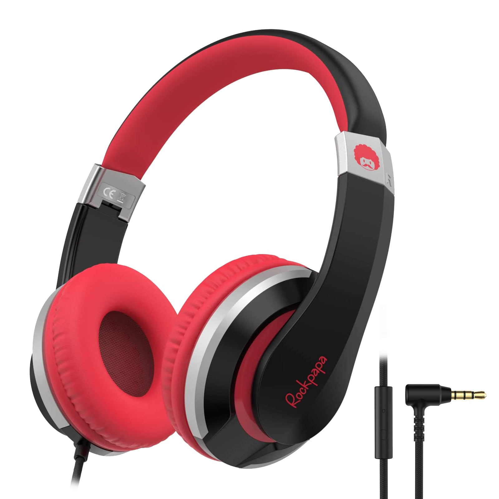 Kids headphones 2024 red