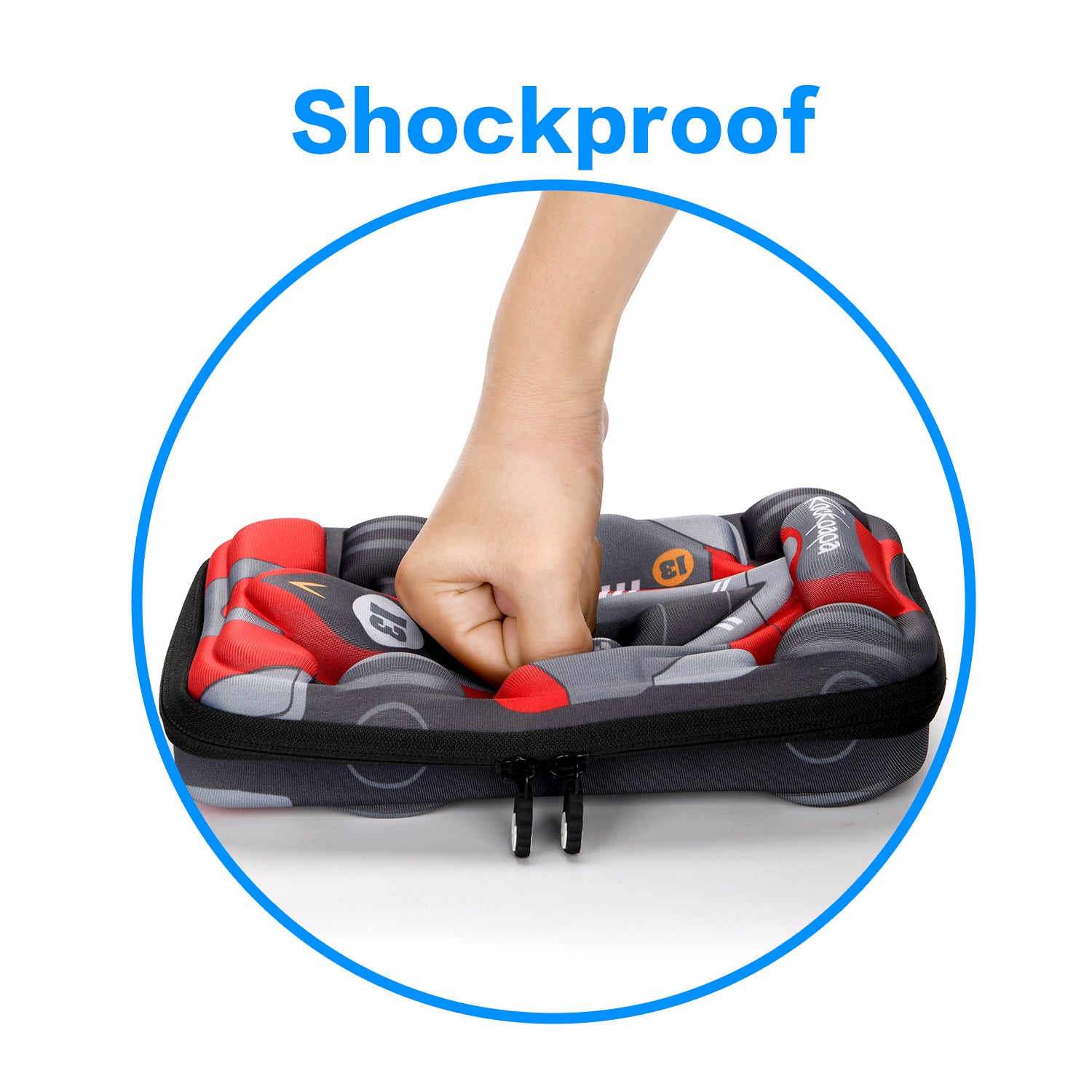 Rockpapa Large-Capacity F1 Racing Car Pencil Case, Pencil Box, Pencil Pouch for Kids