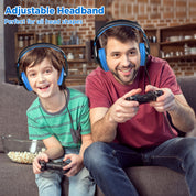 Rockpapa Comfort+ Wired Kids Headphones with Microphones for School Travel