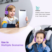 Yomuse C89 Foldable Kids Headphones Wired without Microphone for School