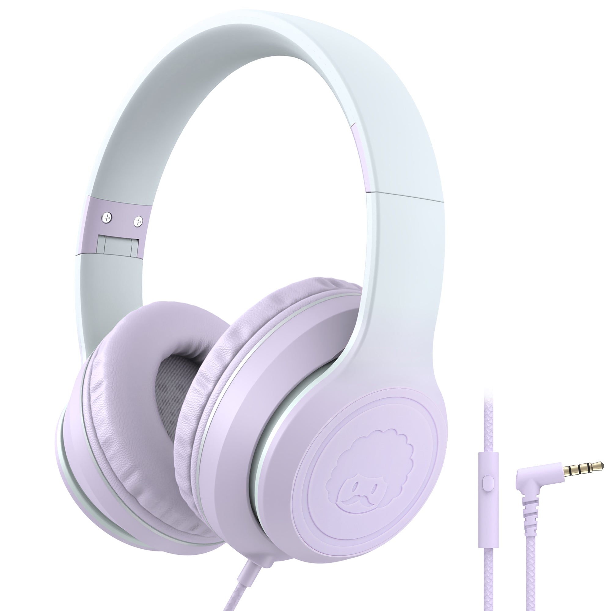 rockpapa E8 - Auriculares Bluetooth sobre la oreja con micrófono para  niños, niñas, jóvenes, adolescentes, adultos, auriculares plegables con