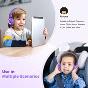 Yomuse C89 Foldable Kids Headphones wired / No Microphone